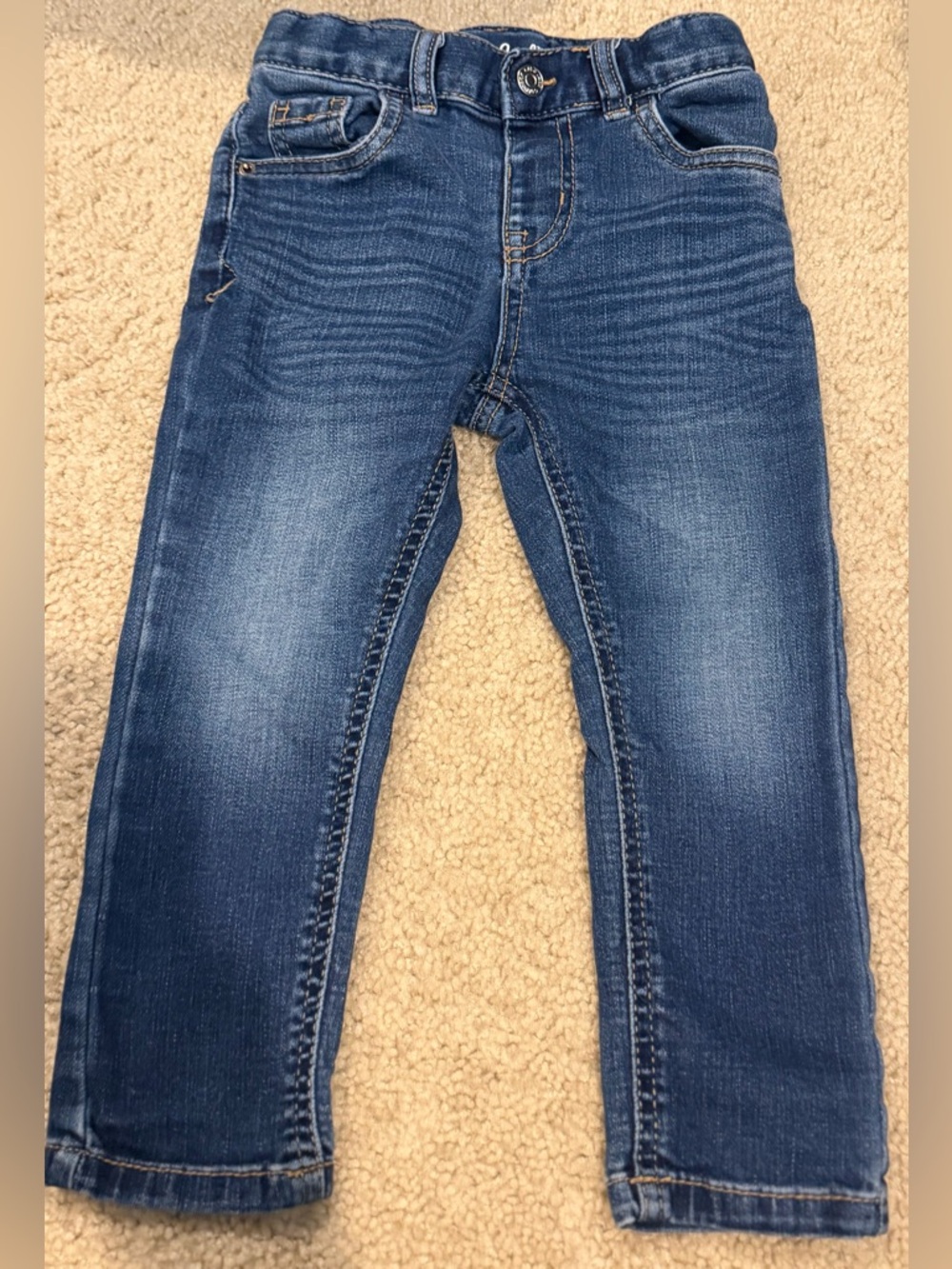 Cat & Jack Boys Dark Wash Blue Jeans